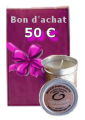 Chèque cadeau d'une valeur de 50 €